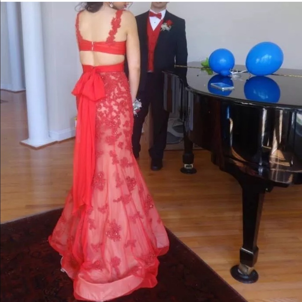 Original Sherri Hill Dress, Red Gown